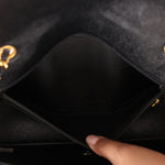 Chanel Medium Diana Flap Black Caviar 24K GP