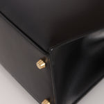 Hermès Kelly 28 Noir Box GHW