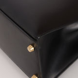 Hermès Kelly 28 Noir Box GHW