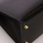 Hermès Kelly 28 Noir Box GHW
