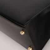 Hermès Kelly 28 Noir Box GHW
