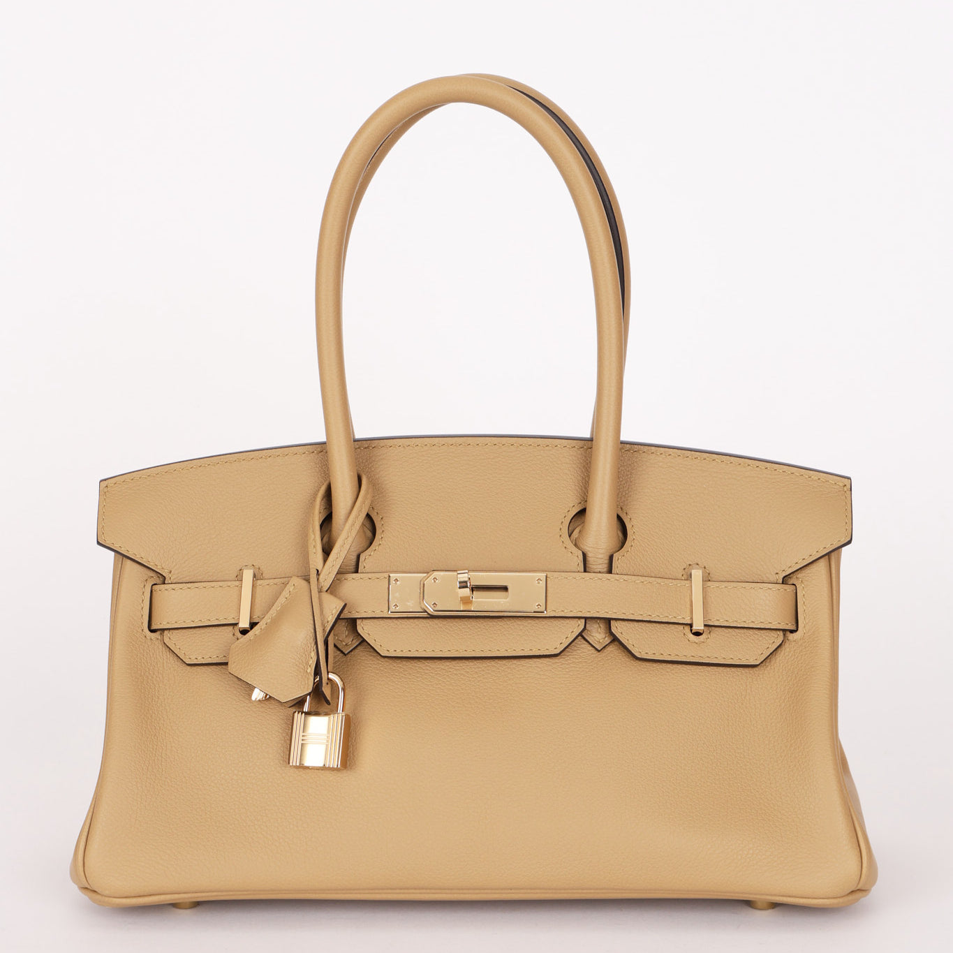 Limited Edition Hermès Shoulder Birkin Light 29 Poussière Evercolor Retourne 2025 PBHW
