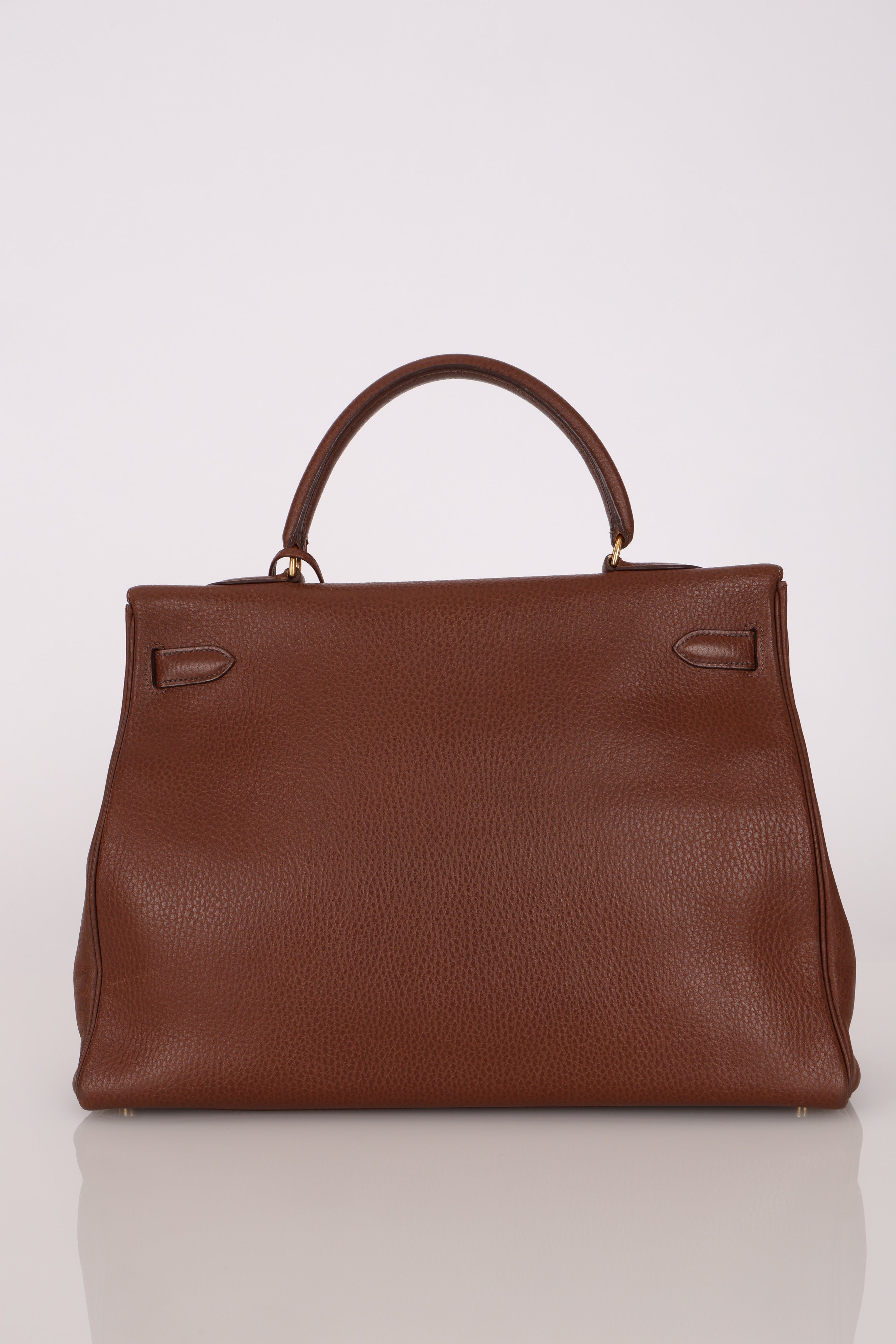 Hermès Kelly 35 Marron Ardennes GHW