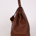 Hermès Kelly 35 Marron Ardennes GHW