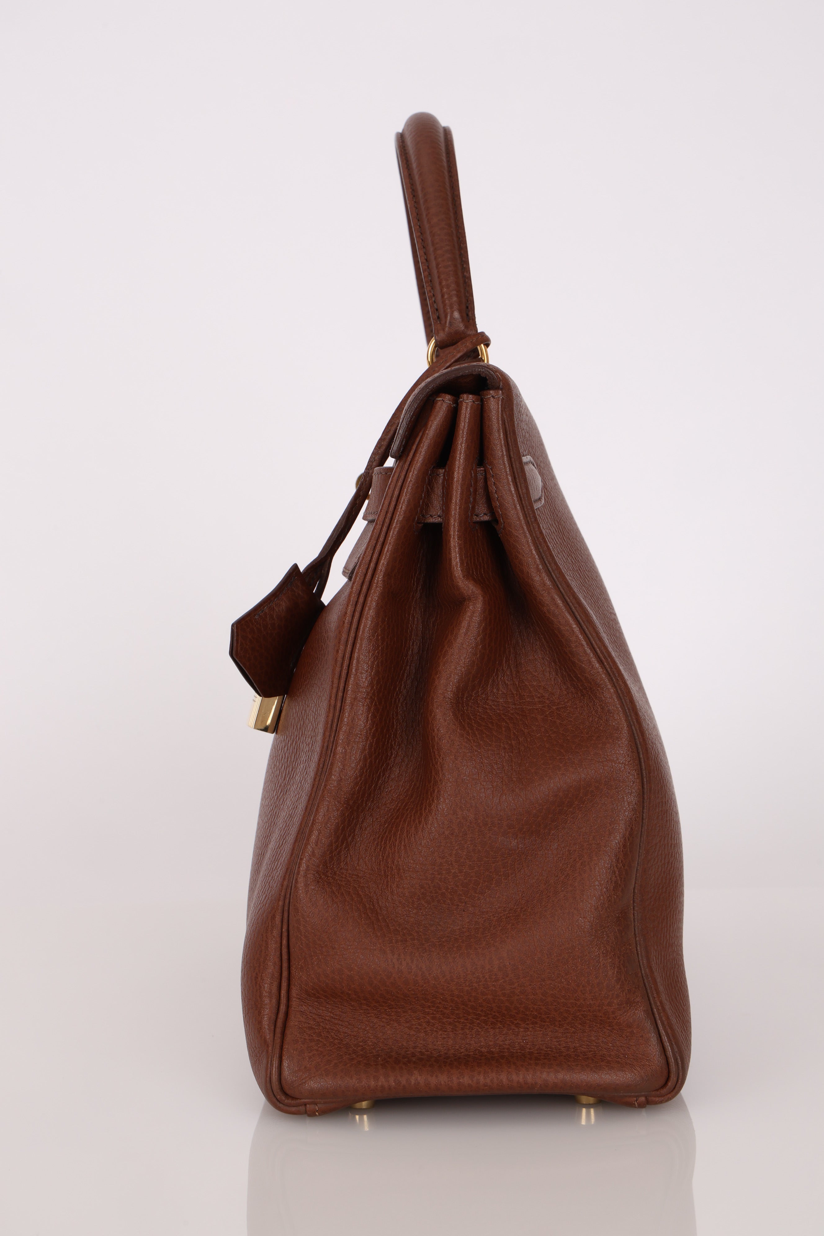 Hermès Kelly 35 Marron Ardennes GHW