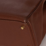 Hermès Kelly 35 Marron Ardennes GHW