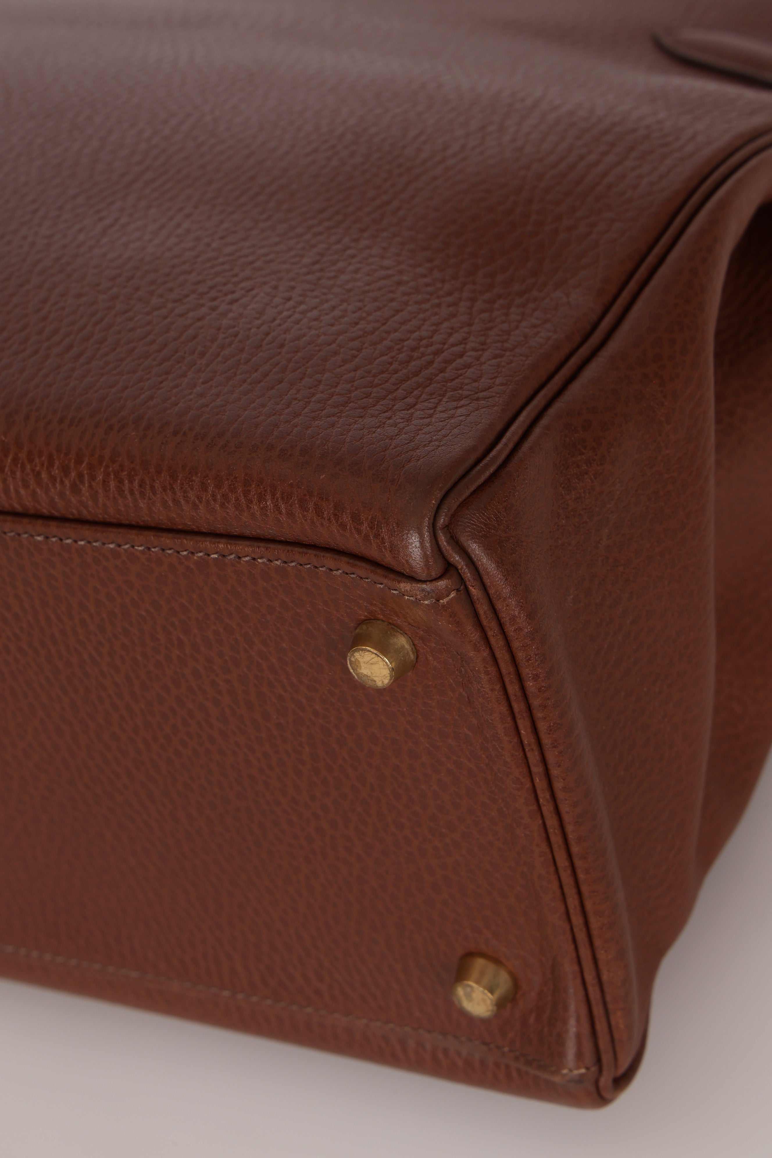 Hermès Kelly 35 Marron Ardennes GHW