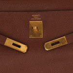 Hermès Kelly 35 Marron Ardennes GHW
