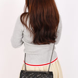Chanel 2.55 Reissue Double Flap 225 Brasserie Charms Black Calfskin RHW
