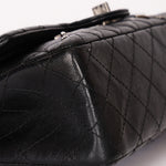 Chanel 2.55 Reissue Double Flap 225 Brasserie Charms Black Calfskin RHW