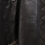 Chanel 2.55 Reissue Double Flap 225 Brasserie Charms Black Calfskin RHW