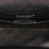 Chanel 2.55 Reissue Double Flap 225 Brasserie Charms Black Calfskin RHW