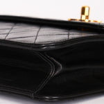 Ultra-Rare Chanel Double Turnlock Mini Briefcase Bag Black Lambskin 24K GP