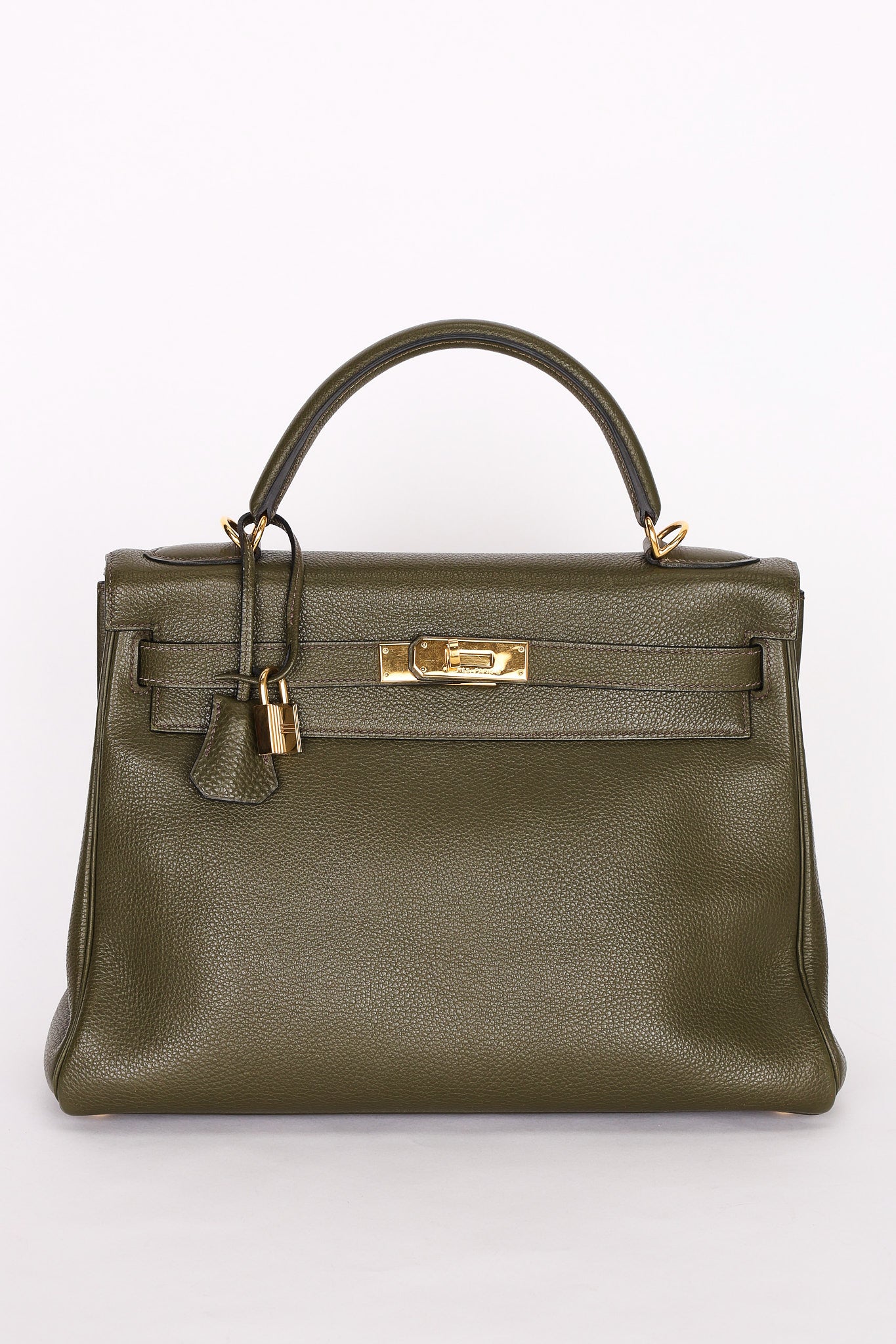 Hermès Kelly 32 Vert Olive Togo