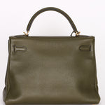 Hermès Kelly 32 Vert Olive Togo