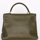 Hermès Kelly 32 Vert Olive Togo