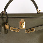 Hermès Kelly 32 Vert Olive Togo