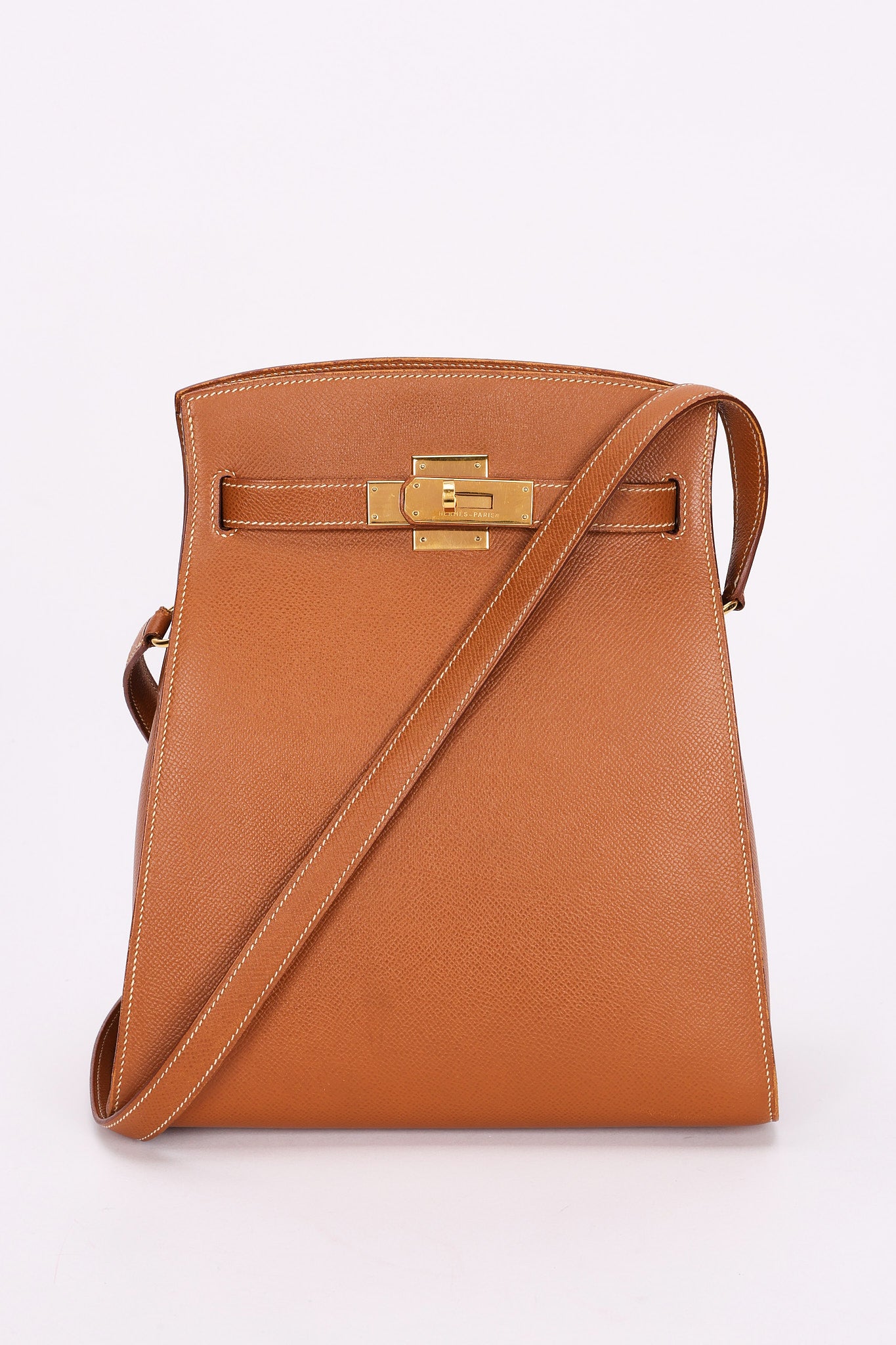 Hermès Kelly Sport MM Gold (leather) GHW