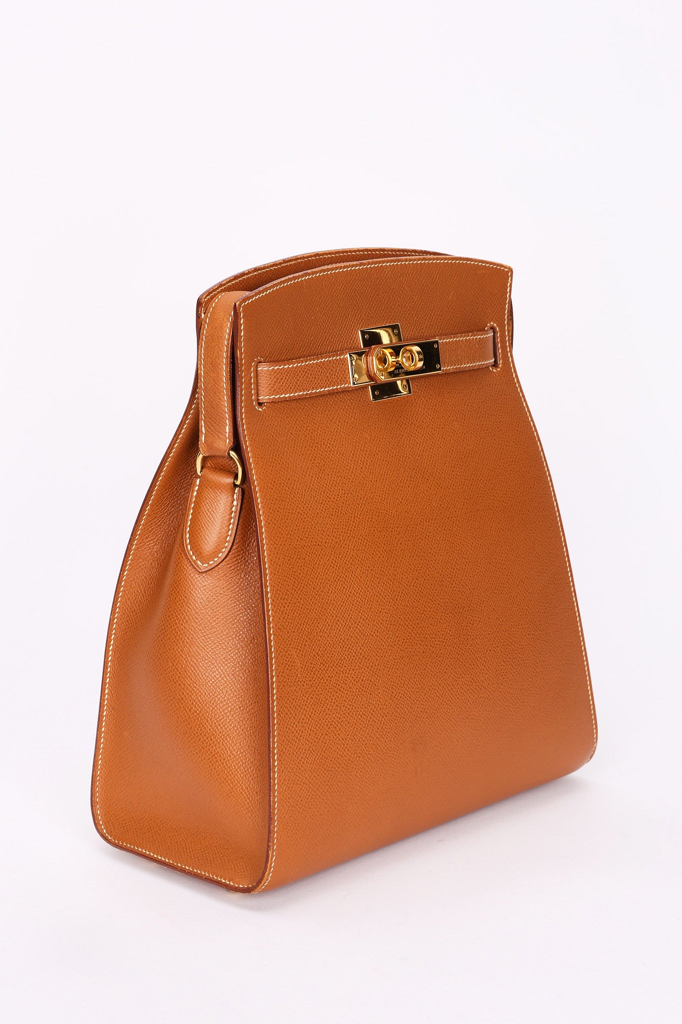 Hermès Kelly Sport MM Gold (leather) GHW