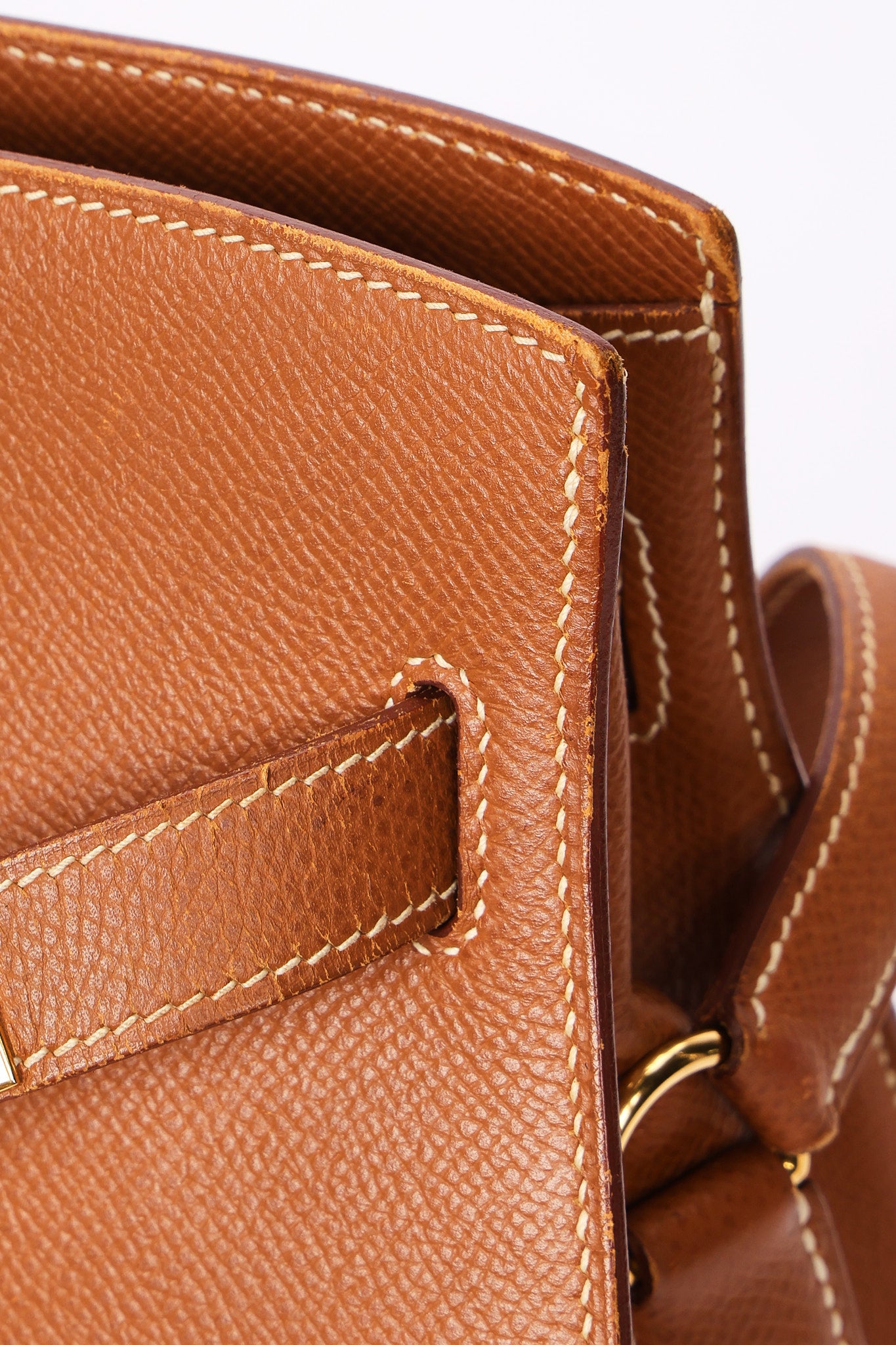 Hermès Kelly Sport MM Gold (leather) GHW