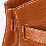 Hermès Kelly Sport MM Gold (leather) GHW