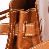 Hermès Kelly Sport MM Gold (leather) GHW