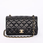 Chanel Mini Rectangular Black Lambskin CGHW