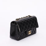 Chanel Mini Rectangular Black Lambskin CGHW