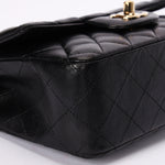 Chanel Mini Rectangular Black Lambskin CGHW
