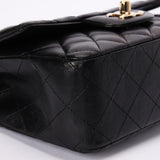Chanel Mini Rectangular Black Lambskin CGHW