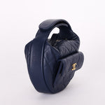 Chanel Caviar Half-Moon Top Handle Bag