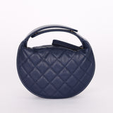Chanel Caviar Half-Moon Top Handle Bag