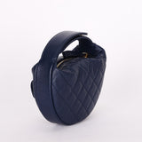 Chanel Caviar Half-Moon Top Handle Bag