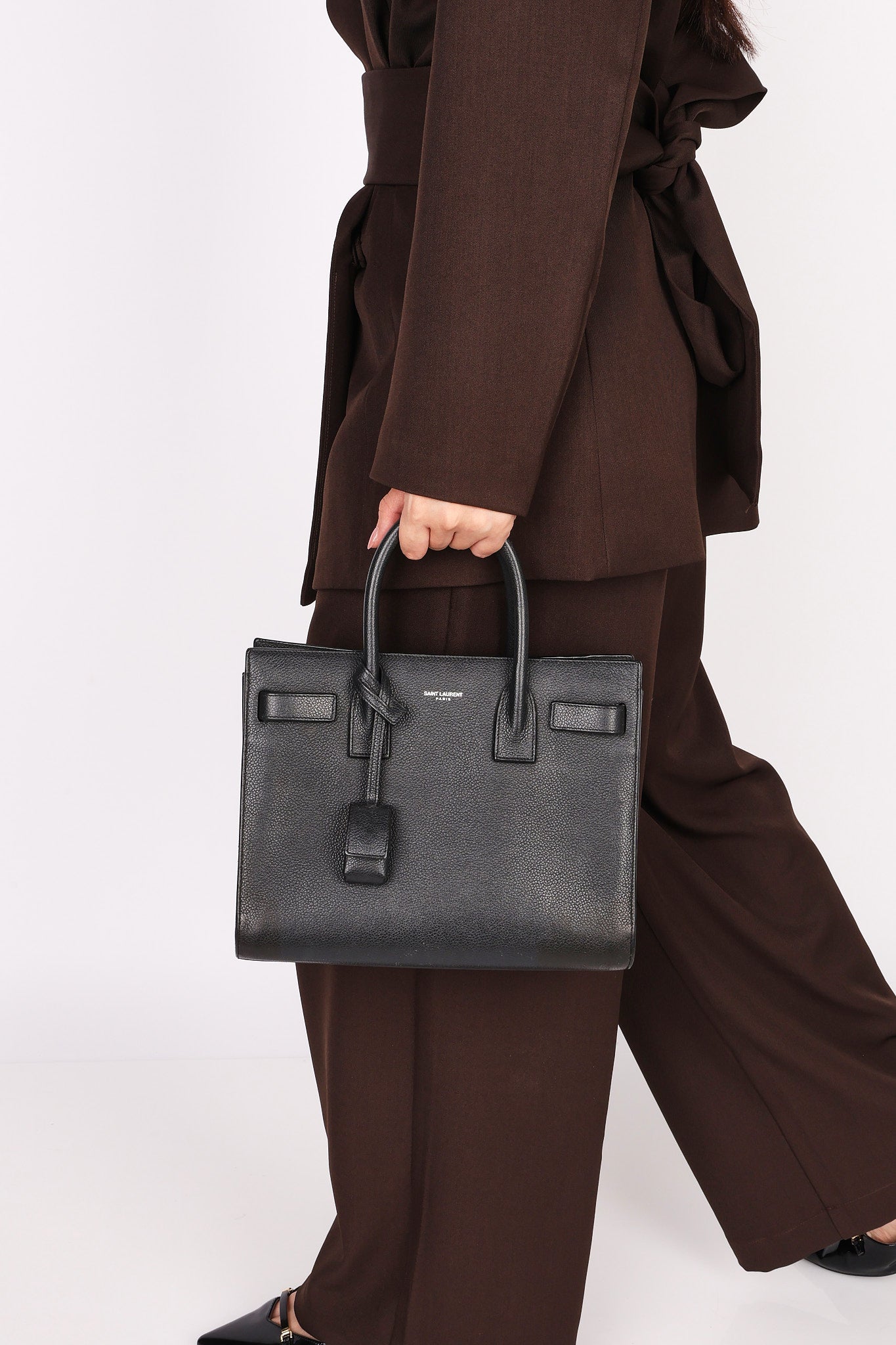 Saint Laurent Baby Sac De Jour Top Handle Bag