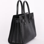 Saint Laurent Sac-De Jour Leather Top Handle Bag