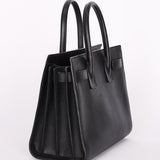 Saint Laurent Sac-De Jour Leather Top Handle Bag