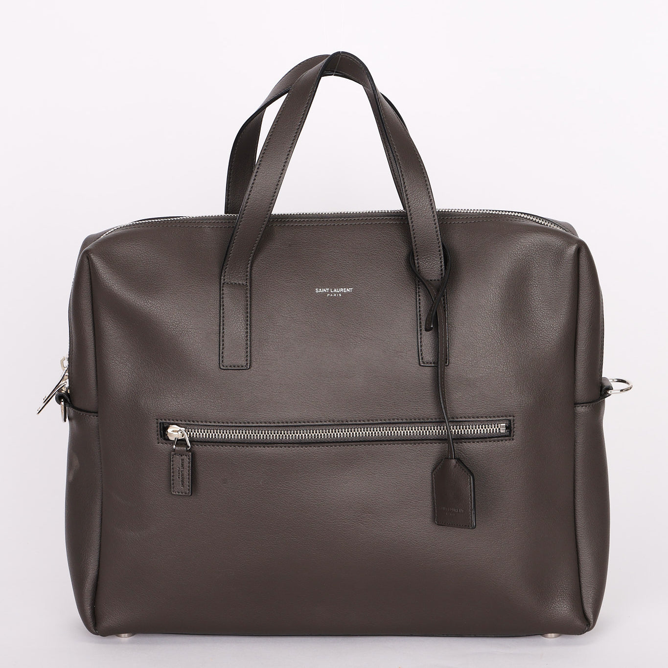 Saint Laurent Leather Sac De Jour Briefcase Bag