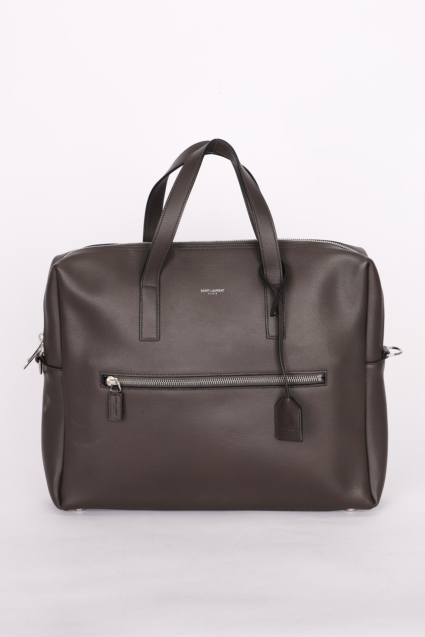 Saint Laurent Leather Sac De Jour Briefcase Bag