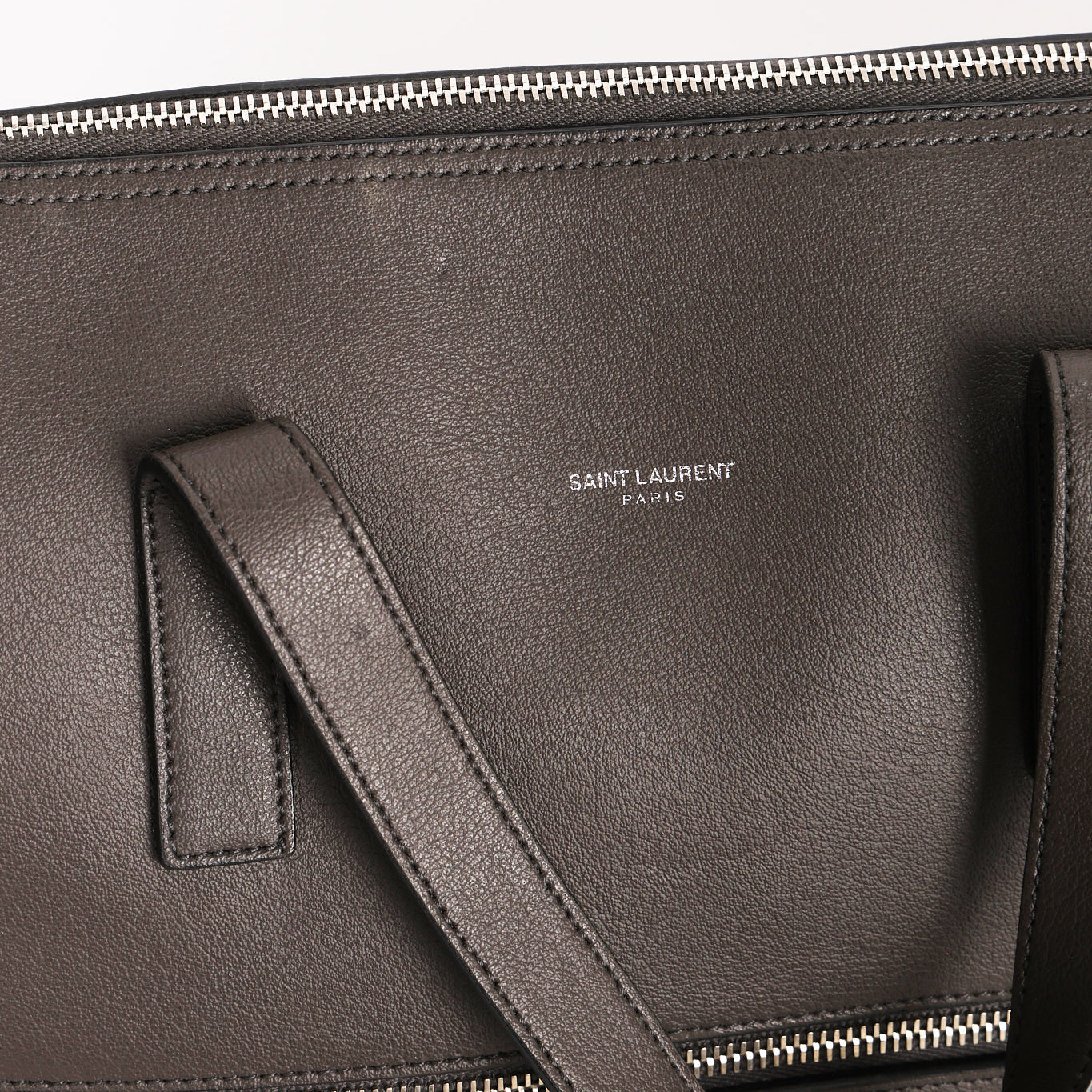 Saint Laurent Leather Sac De Jour Briefcase Bag