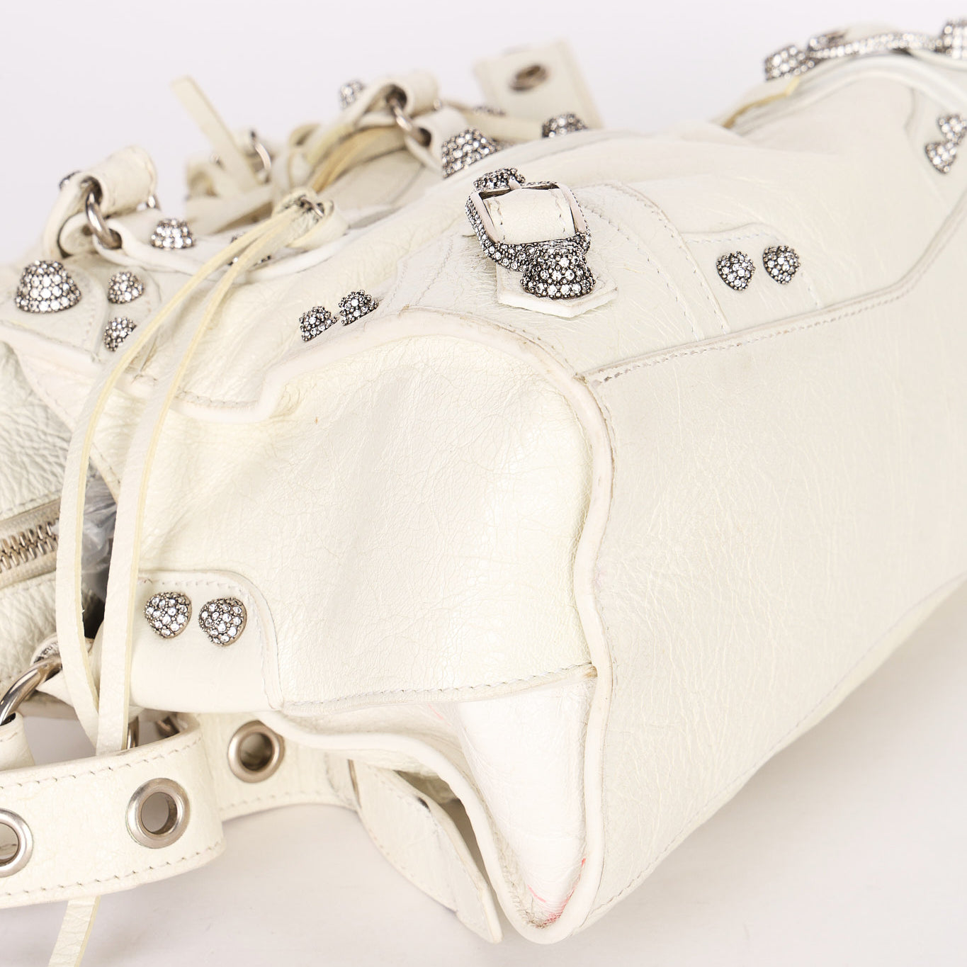 Balenciaga XS Neo Cagole City Bag White
