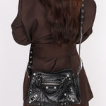 Balenciaga XS Neo Cagole City Bag Black Arena Lambskin