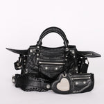 Balenciaga XS Neo Cagole City Bag Black