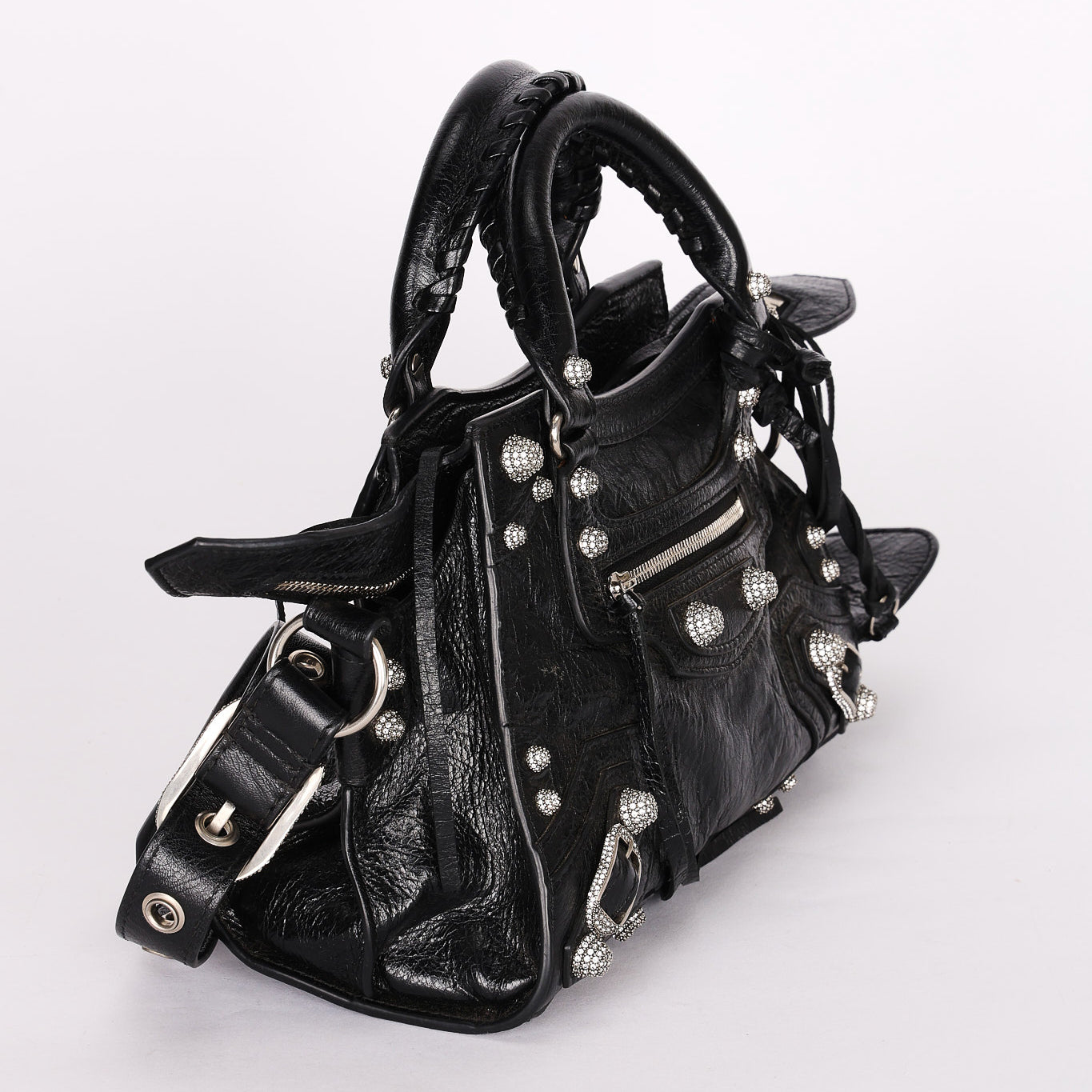 Balenciaga XS Neo Cagole City Bag Black