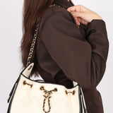 Chanel Mini 25 Ecru Canvas and Black Calfskin 2026 Cruise GHW