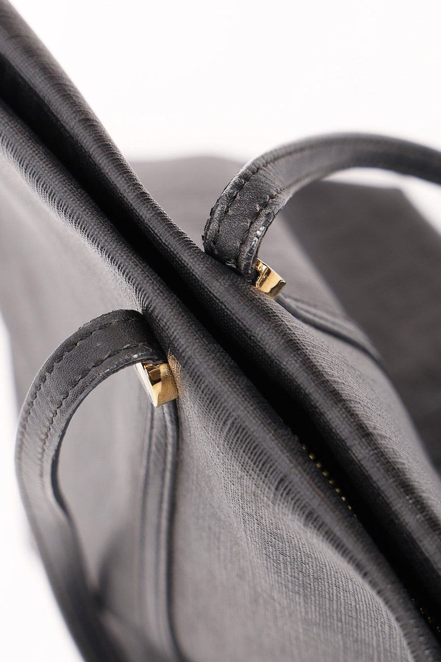 Fendi Zucchino Tote Coated Canvas