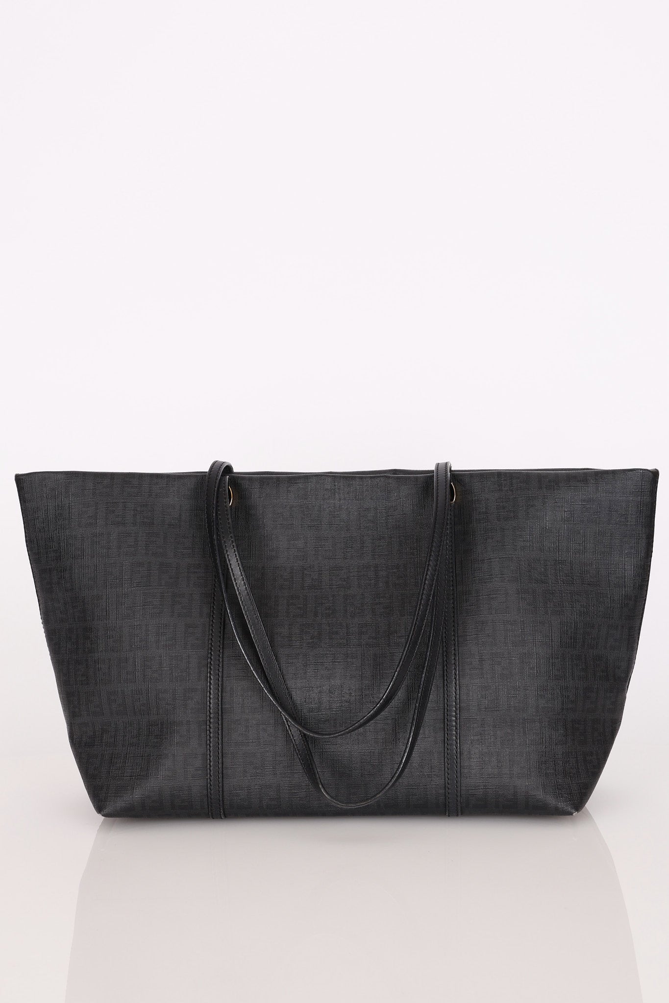 Fendi Zucchino Tote Coated Canvas