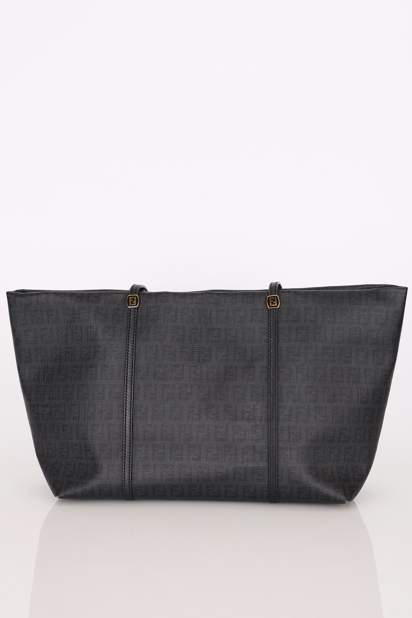 Fendi Zucchino Tote Coated Canvas