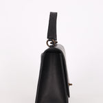 Chanel Top Handle Bag Black Lambskin AGHW