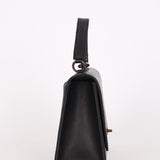 Chanel Top Handle Bag Black Lambskin AGHW