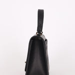Chanel Top Handle Bag Black Lambskin AGHW